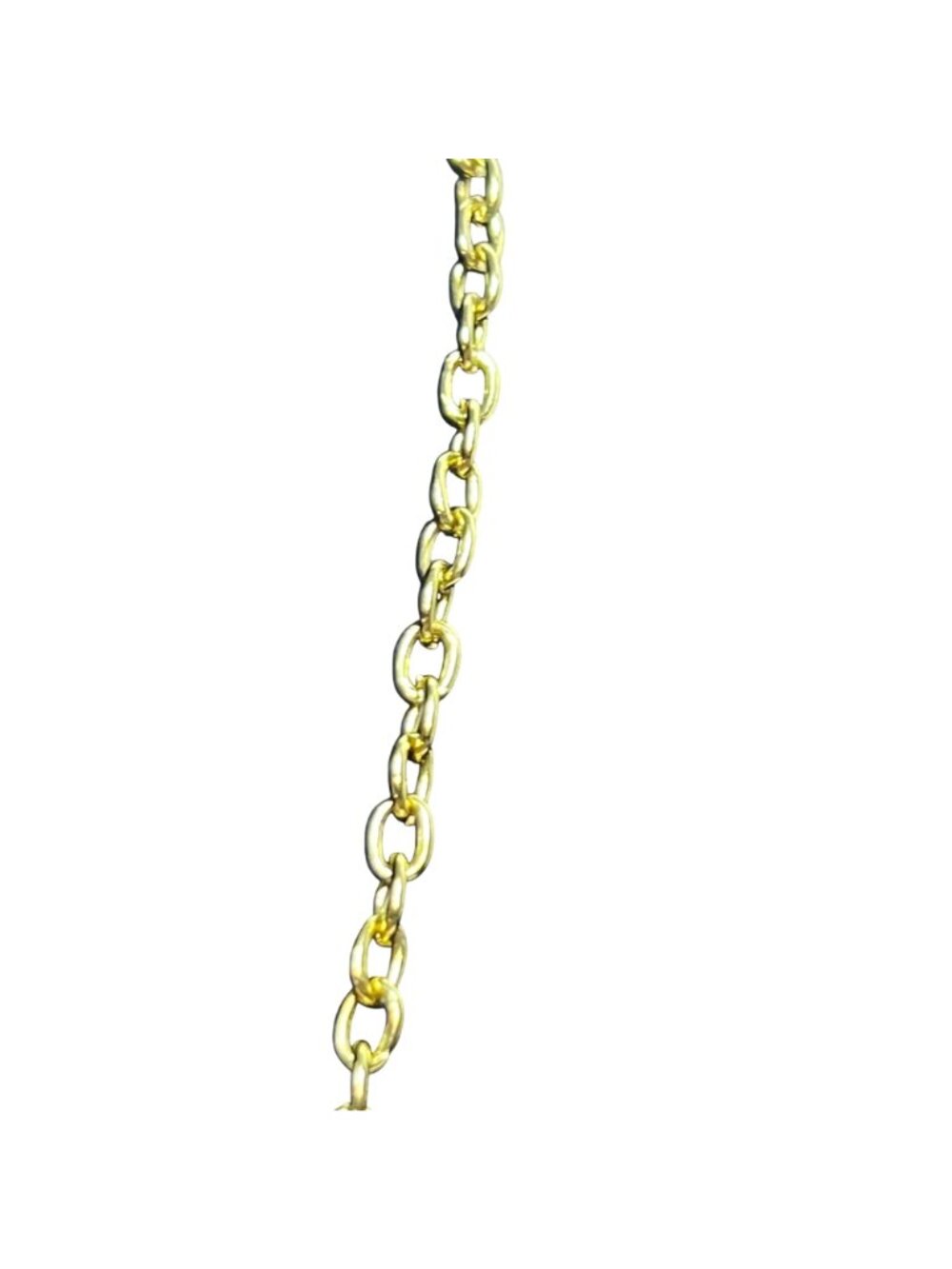 Gold Tone Pink and Peach Bib Necklace (6365) - Picture 6 of 8